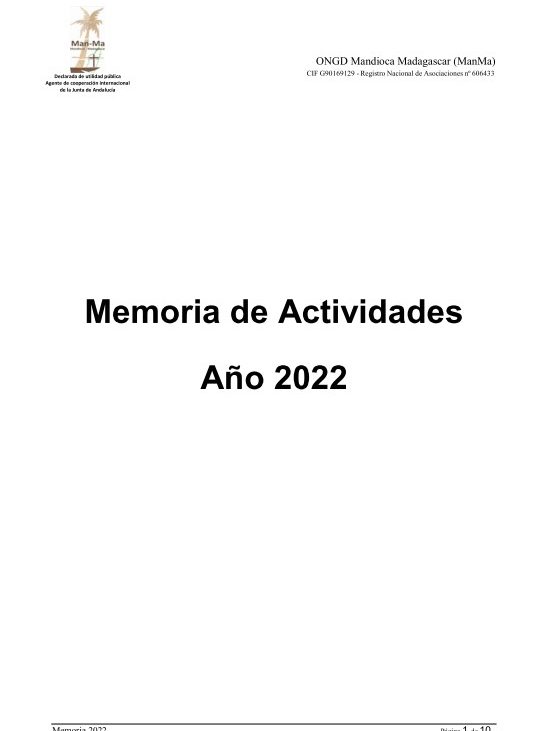 MemoriaActividades2022