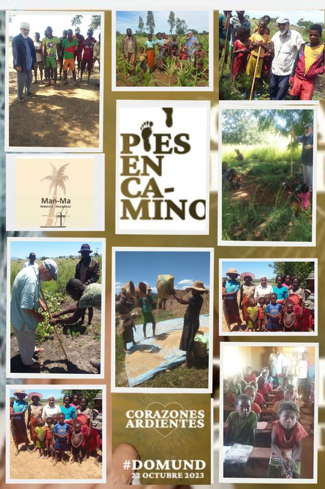 “Corazones ardientes, pies en camino”