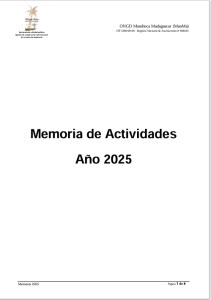 Memoria de actividades ManMa 2025